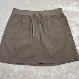 L.L. Bean Women's Taupe Drawstring Skort
